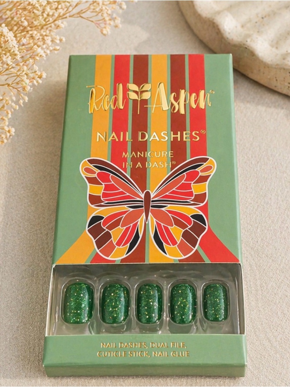 Red Aspen Nail Dashes “Haight-Ashbury, Ayana”